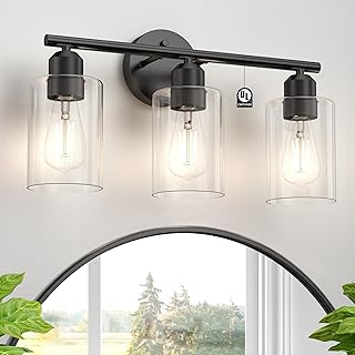 Espird Bathroom Vanity Light Fixtures Matte Black Bathroom Lighting Fixt...