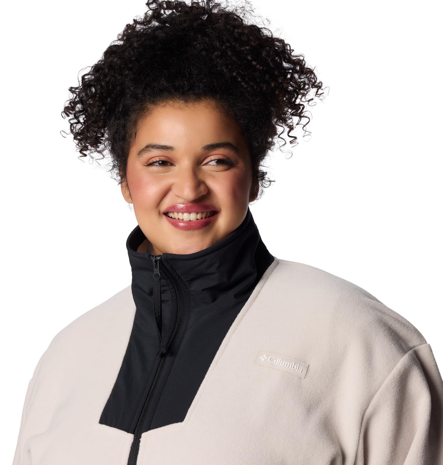 Columbia Polar damski Sequoia Grove Half Zip, Ciemny kamień/czarny, 3X