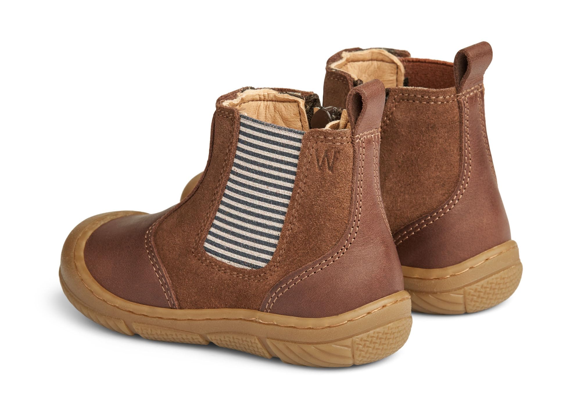Wheat Scarpine Primi Passi Rana Chelsea Look Baby 60% Pelle, 40% Suede Traspiranti, Scarpe per Chi Inizia a Camminare Unisex-Bambini e Ragazzi