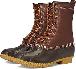 10" Bean Boots Shearling Lined Insulated Tumbled Leather
