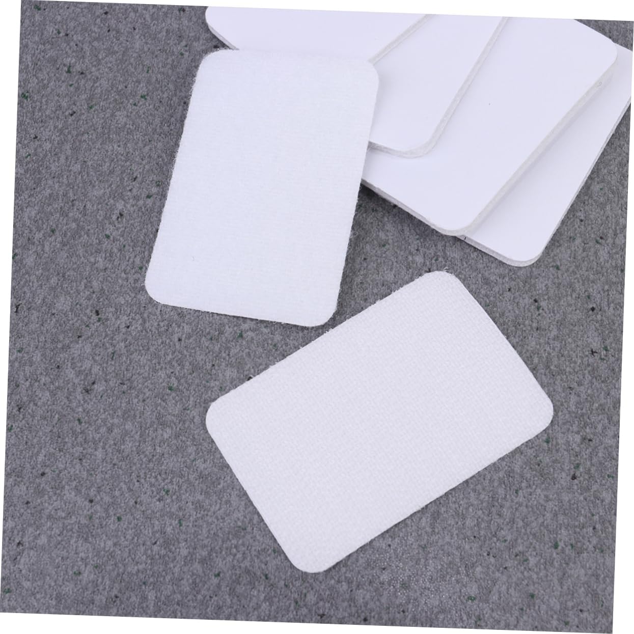 STOBOK 60pcs Rectangular Sofa Sticker Double-Sided Self-Adhesive Carpet Marker Decals for Living Room Bedroom Office Decor