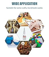 Vista 3 de Super pegamento para manualidades, adhesivo fuerte al instante para manualidades, modelo, miniaturas, Lego, álbumes de recortes, fabricación