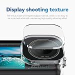 TELESIN Waterproof Case with Anti-Fog for DJI Action 5 Pro 4/3 Camera, Underwater Housing Shell Cage Supports 45M/148FT Deep Diving Scuba Snorkeling with Quick Release Bracket Screw Accessories