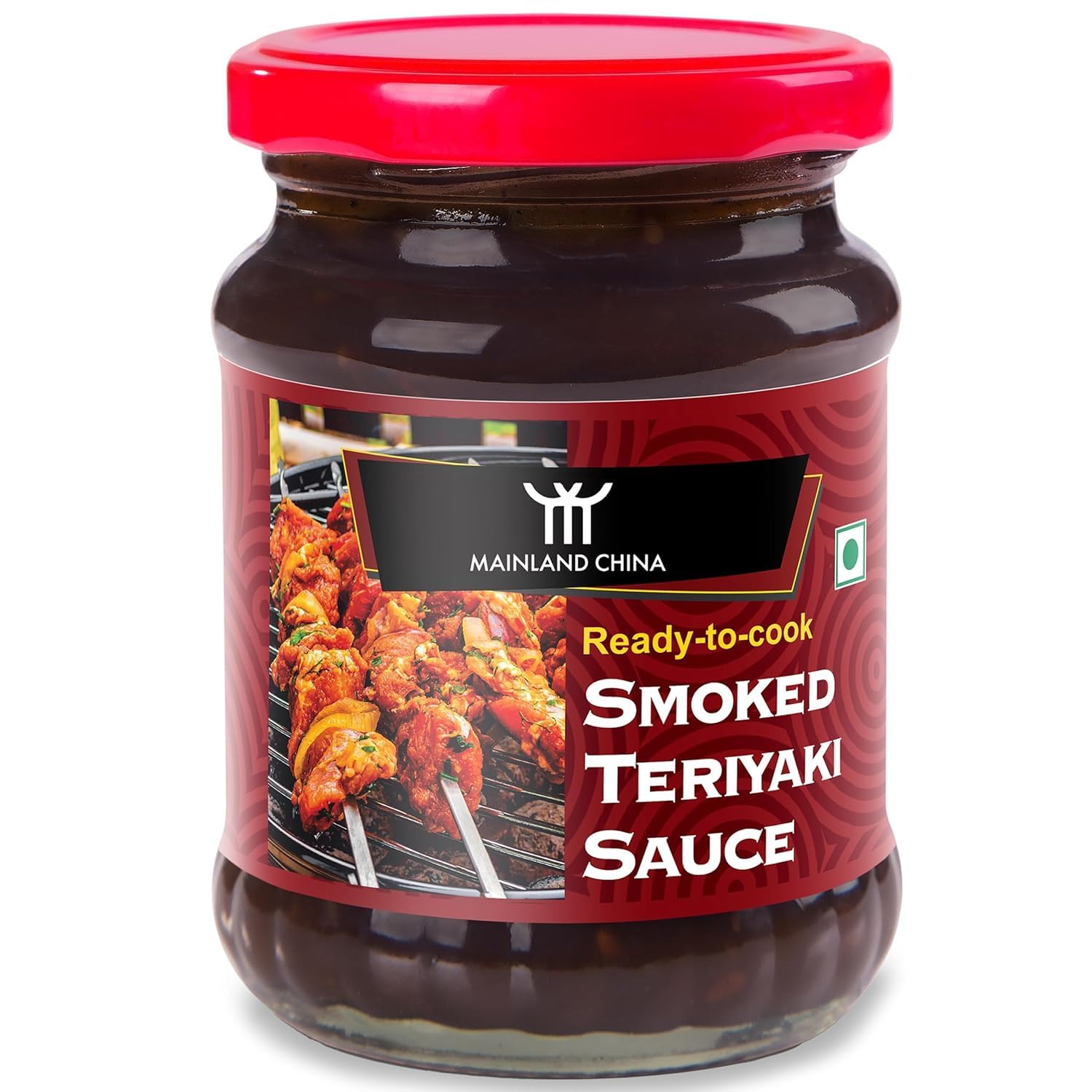 Mainland China Smoked Teriyaki Sauce | Culinary | Japanese Style Teriyaki Sauce | Ready To Cook | No Artificial Colour Or Flavour Added | 100% Vegan | Chinese Test Made in India | Healthy and Tasty | Nutrients Rich Superfood | Enhance The Test of Food | 225g