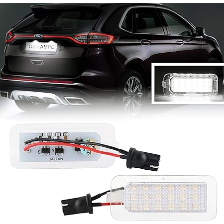 Supecesorio LED Kennzeichenbeleuchtung 2-tlg - Ultra Weiß Für Ford & Jaguar