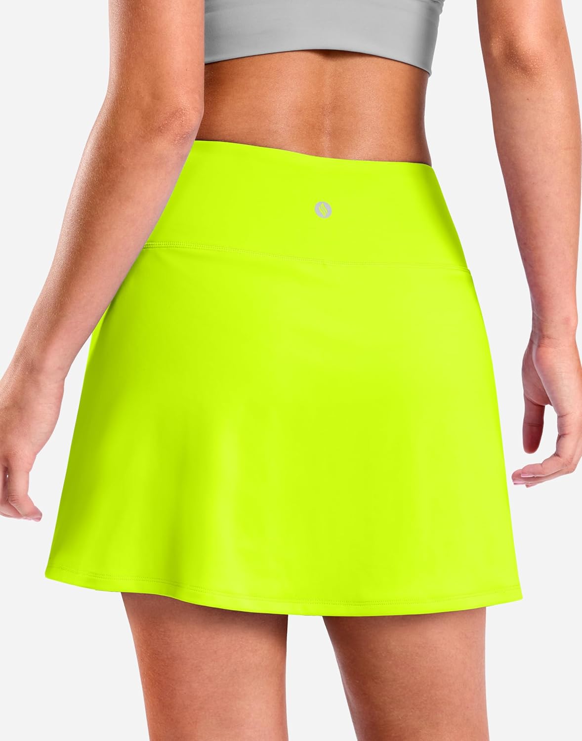 SANTINY 13.5"/15" Skorts for Women with 2 Pockets High Waisted A Line Casual Pickleball Golf Skort Athletic Tennis Skirt
