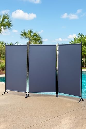 Miniatura 8 de Productos Proman FS17067 Galaxy - Divisor de habitación para interior/exterior (3 paneles), 102” de ancho x 16” de profundidad x 71” de alto