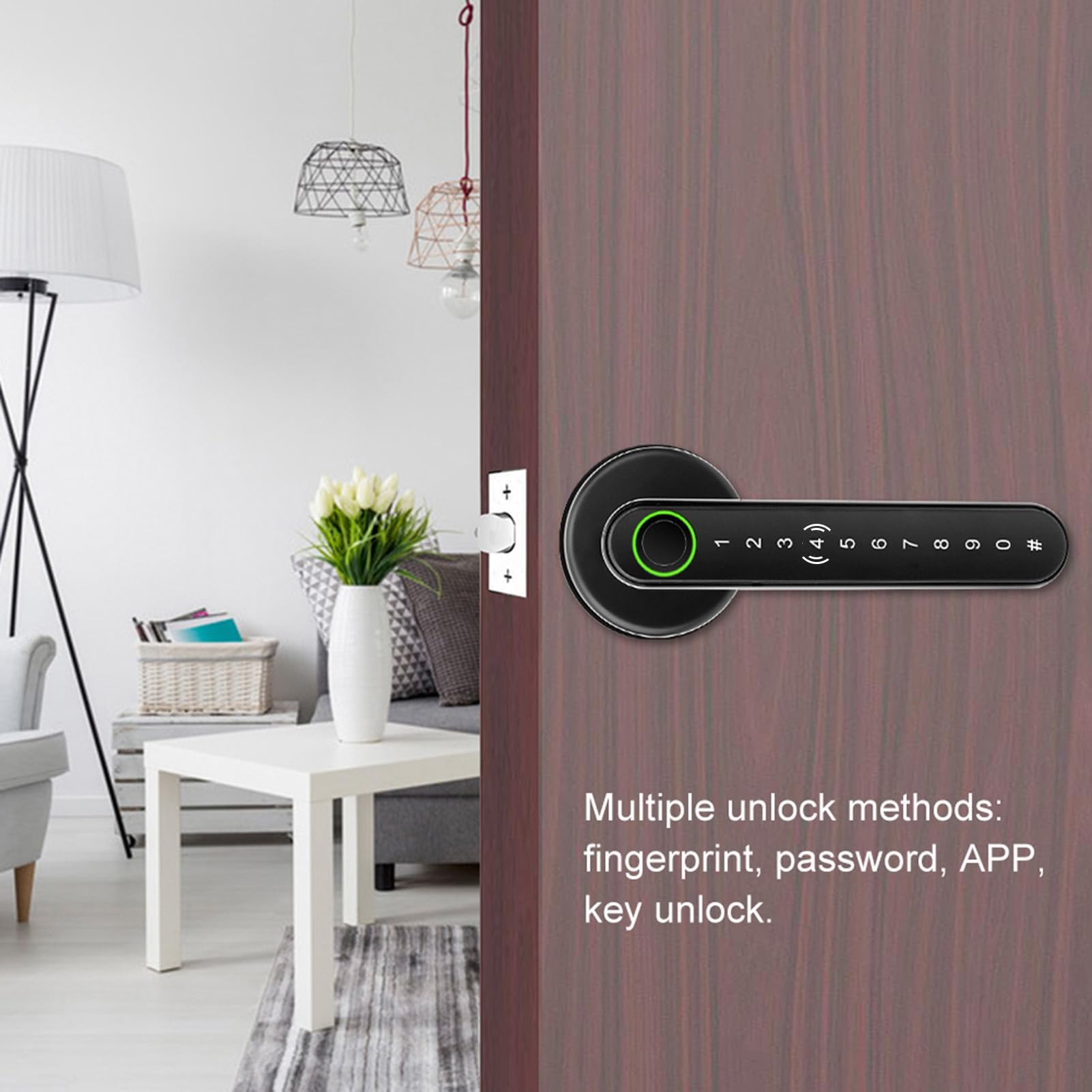 CHICIRIS Serratura Bluetooth per Impronta Digitale con Controllo Tramite