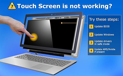 Miniatura 7 de SCREENARAMA Nueva pantalla de reemplazo para NV156FHM-T07 V8.1 40pin táctil FHD 1920x1080 IPS LCD pantalla LED con herramientas y cinta