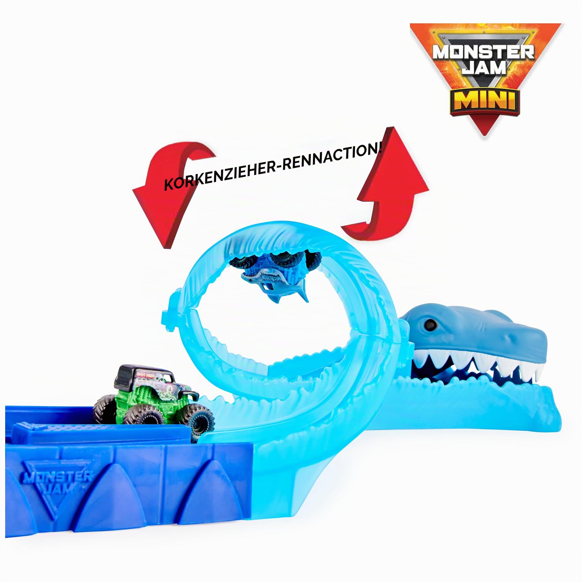 Monster Jam Minis - Rennset mit Hai
