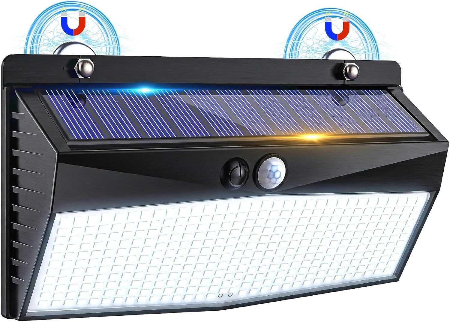 Peasur 368 LED Magnetic Solar Lights Outdoor Waterproof with Motion Sensor