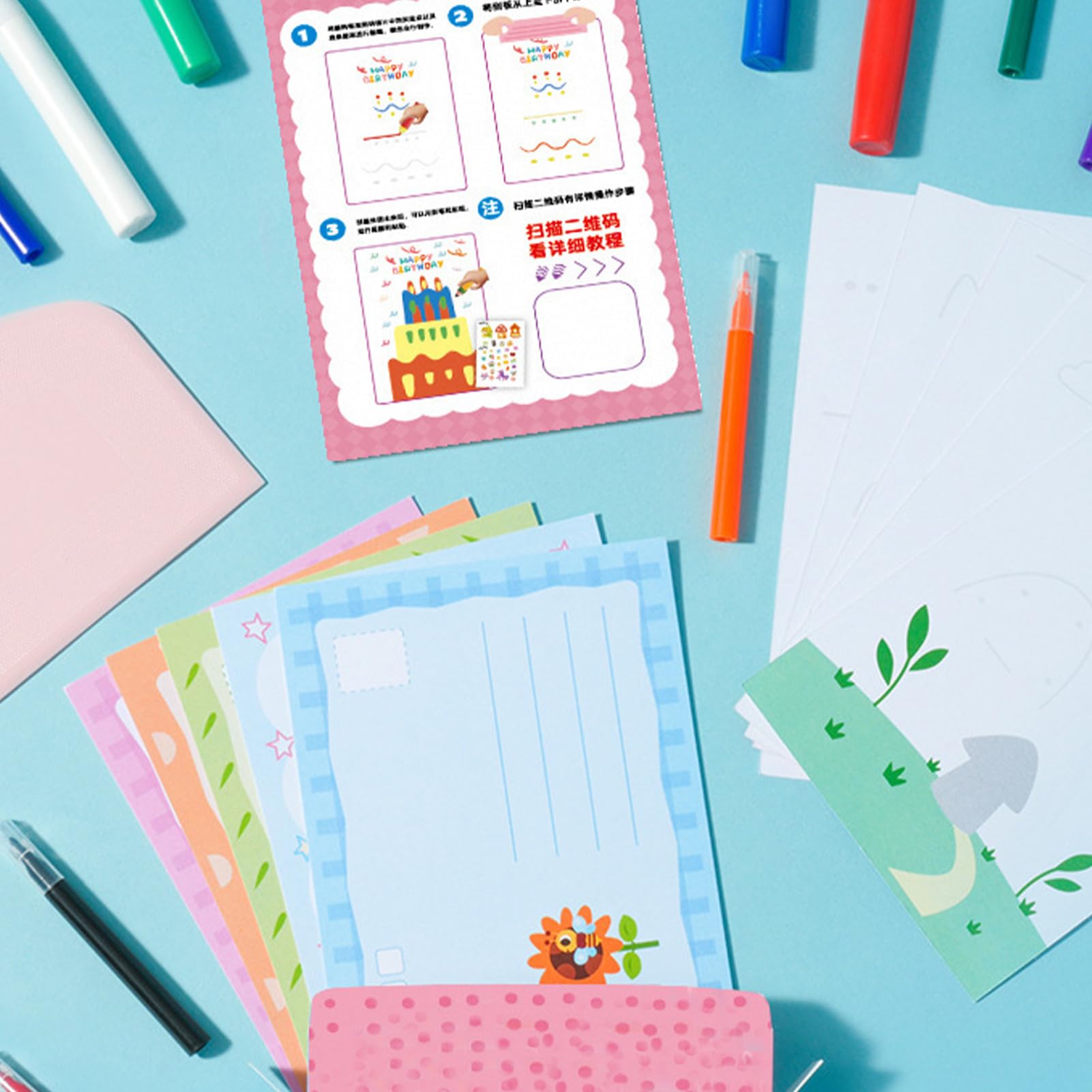 Kit D'art Scratch Pour Enfants - Peinture Arc-en-ciel | Activité Manuelle Créative Pour Anniversaire, Noël, Pâques