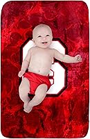 Vista 88 de College Covers Everything Comfy Ohio State Buckeyes - Manta suave de color de 42 x 60 pulgadas