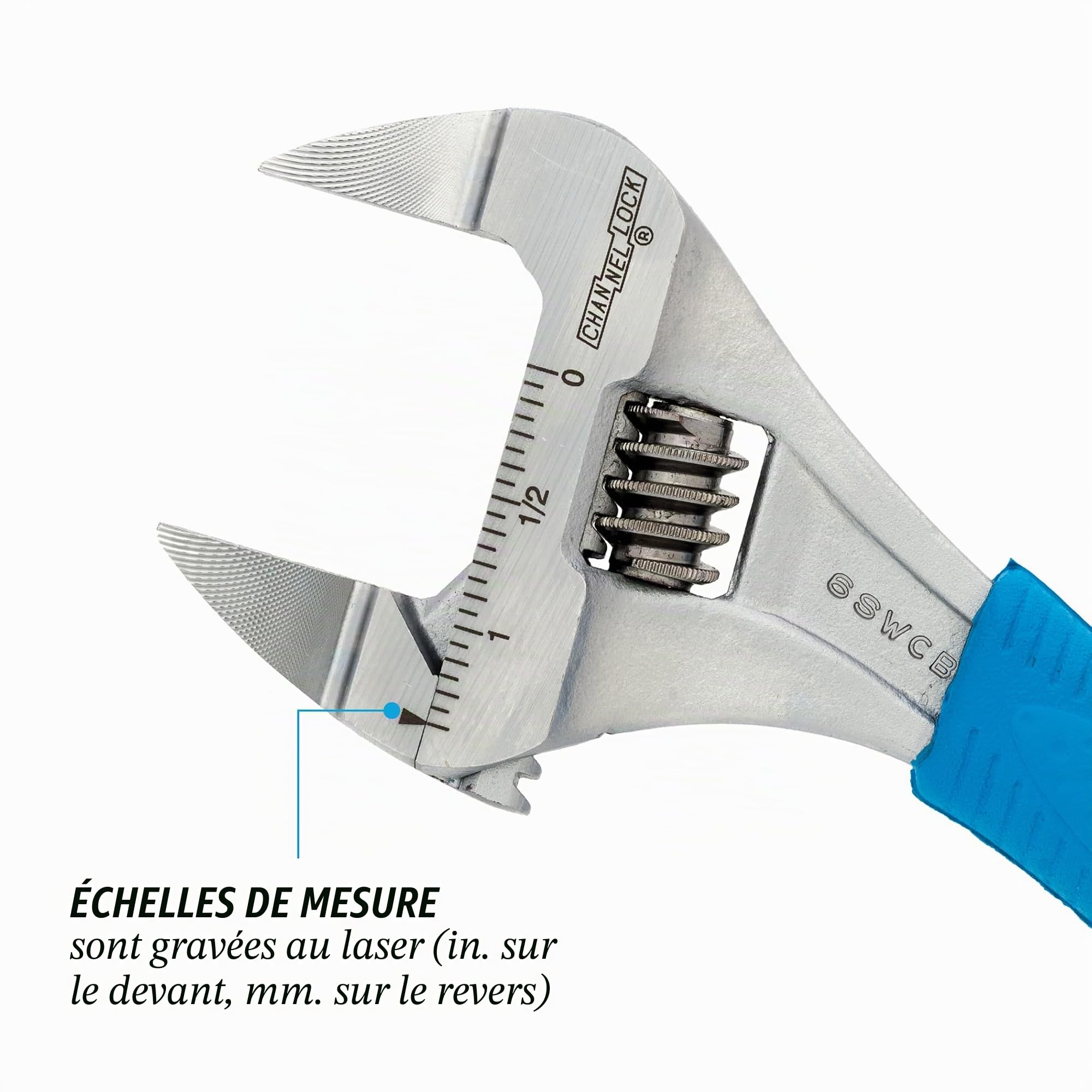 Channellock fin mâchoire Clé à molette, 6SWCB