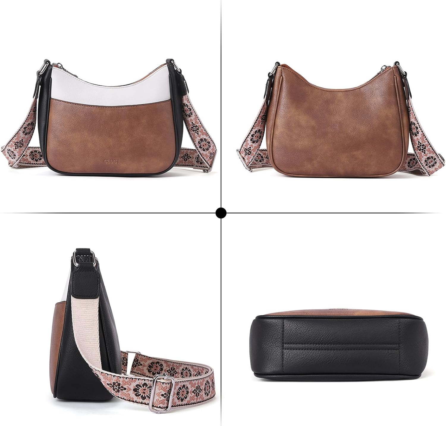 CLUCI Purses for Women Leather Crossbody Bags for Women Crossbody Purse Shoulder Bag for Women with Adjustable Strap - Image 6