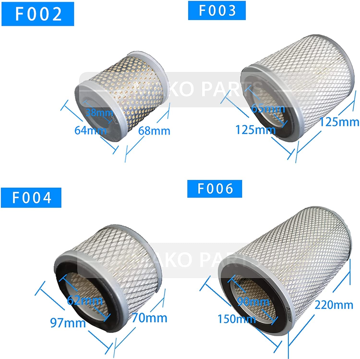 Luftfilter für Vakuumpumpe (0532000003)