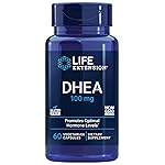 Life Extension DHEA 100 Mg Vegetarian Capsules, 60 Count
