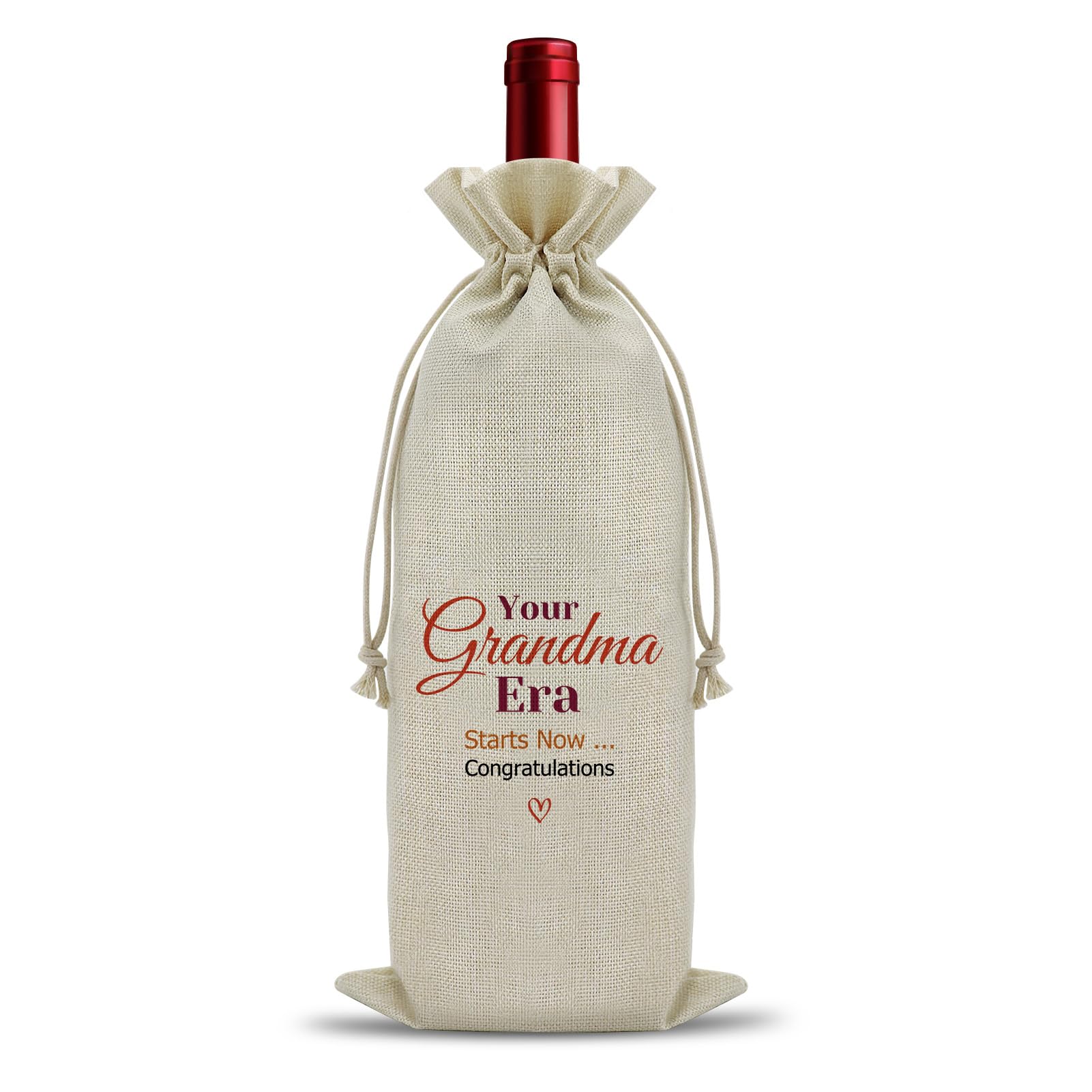 Promoted To Grandmas Wine Bag New Grandmas Gifts First Time Grandmother Gifts Pregnancy Announcement Gift for Grandma Christmas Birthday Present for First Time Grandmother Wine Bottle Gift Bag