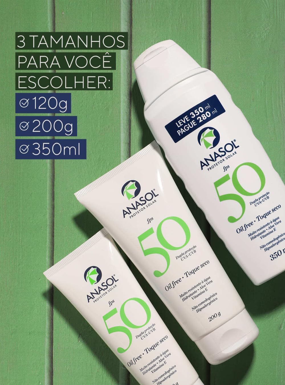 Anasol Protetor Solar Loção FPS 50 200g