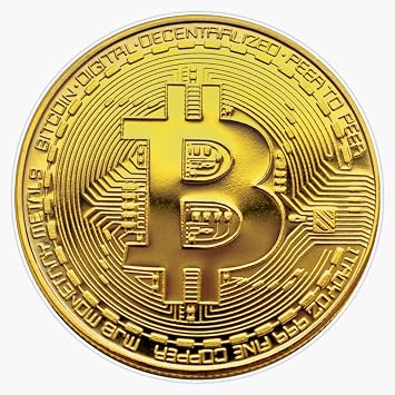 Bitcoin BTC Sticker Vinyl Bumper Sticker Decal Waterproof 5"
