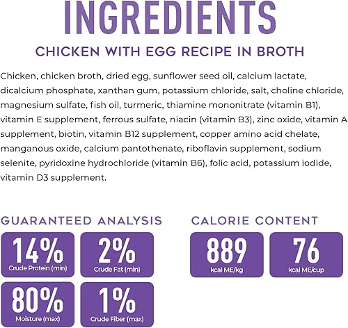 Miniatura 4 de Tiki Dog - Alimento húmedo para perros, pollo con huevo, taza de 3 onzas (4 unidades)