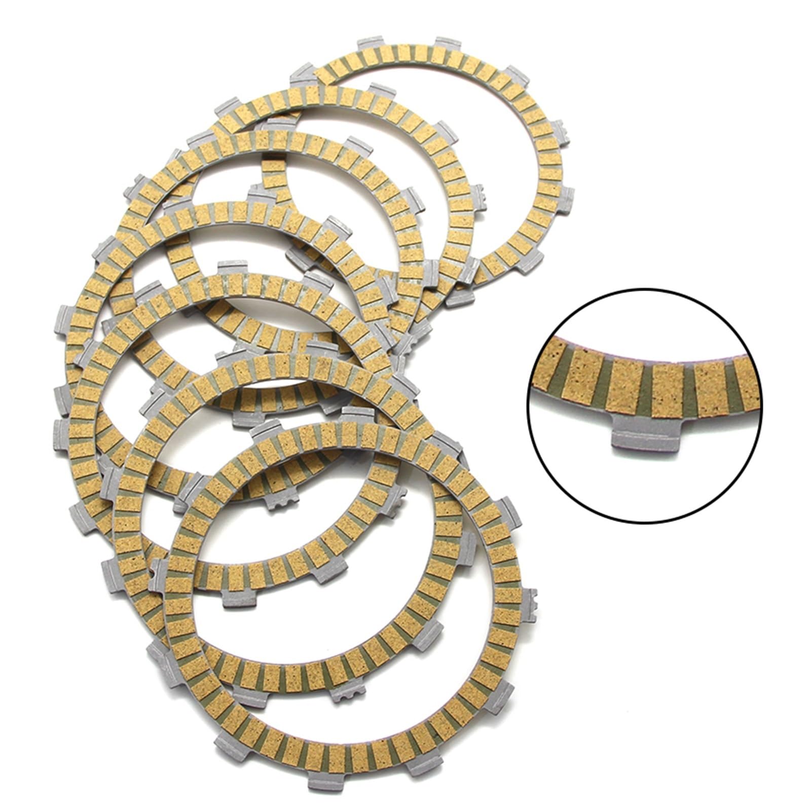 Kupplungsscheibe Motorrad Langlebige Ersatzteile Kupplungsreibscheiben Kit Disc Set Für Yamaha XVS650 Drag Star 650 1997-2002 22U-16321-00 7
