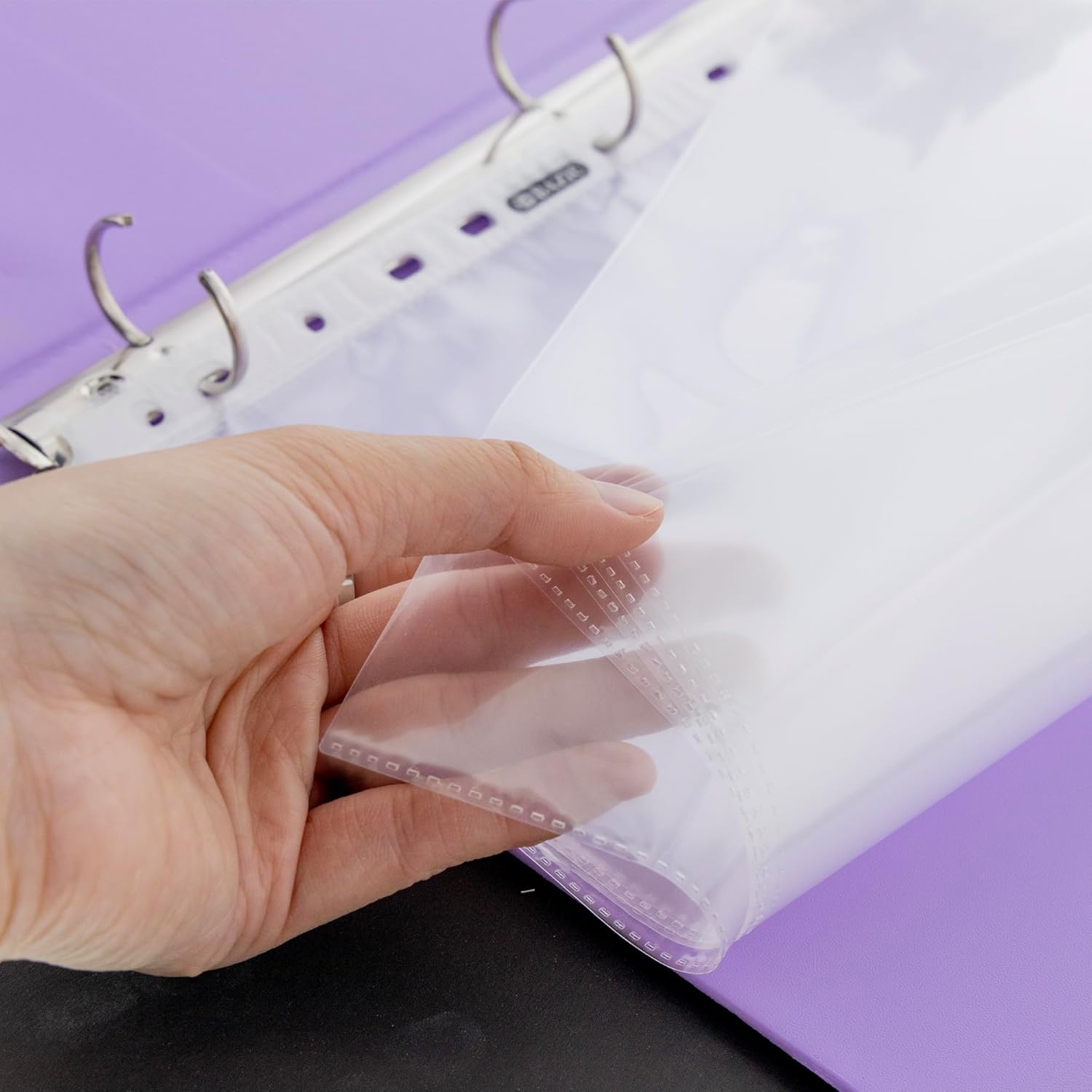 BAZIC Products Sheet Protectors Economy, Fit 8.5x11 Inch Paper, 11 Hole Clear Plastic Sleeves Ring Binder Sheets (20/Pack), 144-Packs
