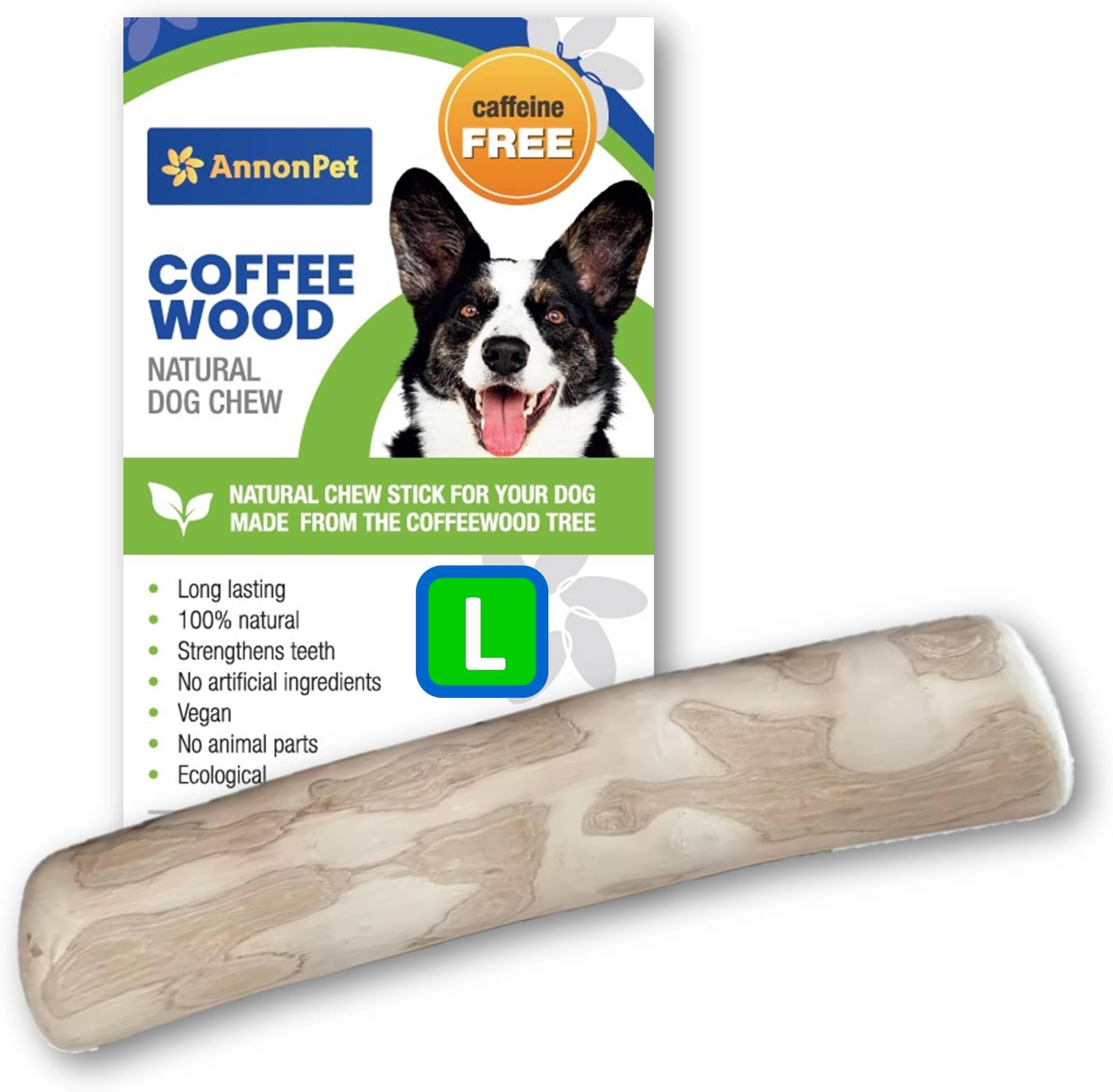 Coffee Wood for Dogs Chewing Chews for Dogs Sticks as Bones I Natural Chewing Sticks (Large)