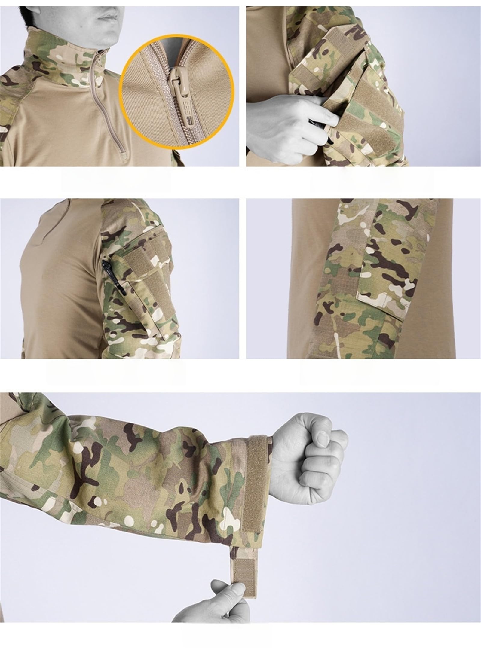 Herren G3-Kampfanzug, Militär-Bekleidungsset, taktische Tarnkleidung, Jagd, Uniform, Paintball, Armee-Ausrüstung, Outdoor-Oberteil, Hose
