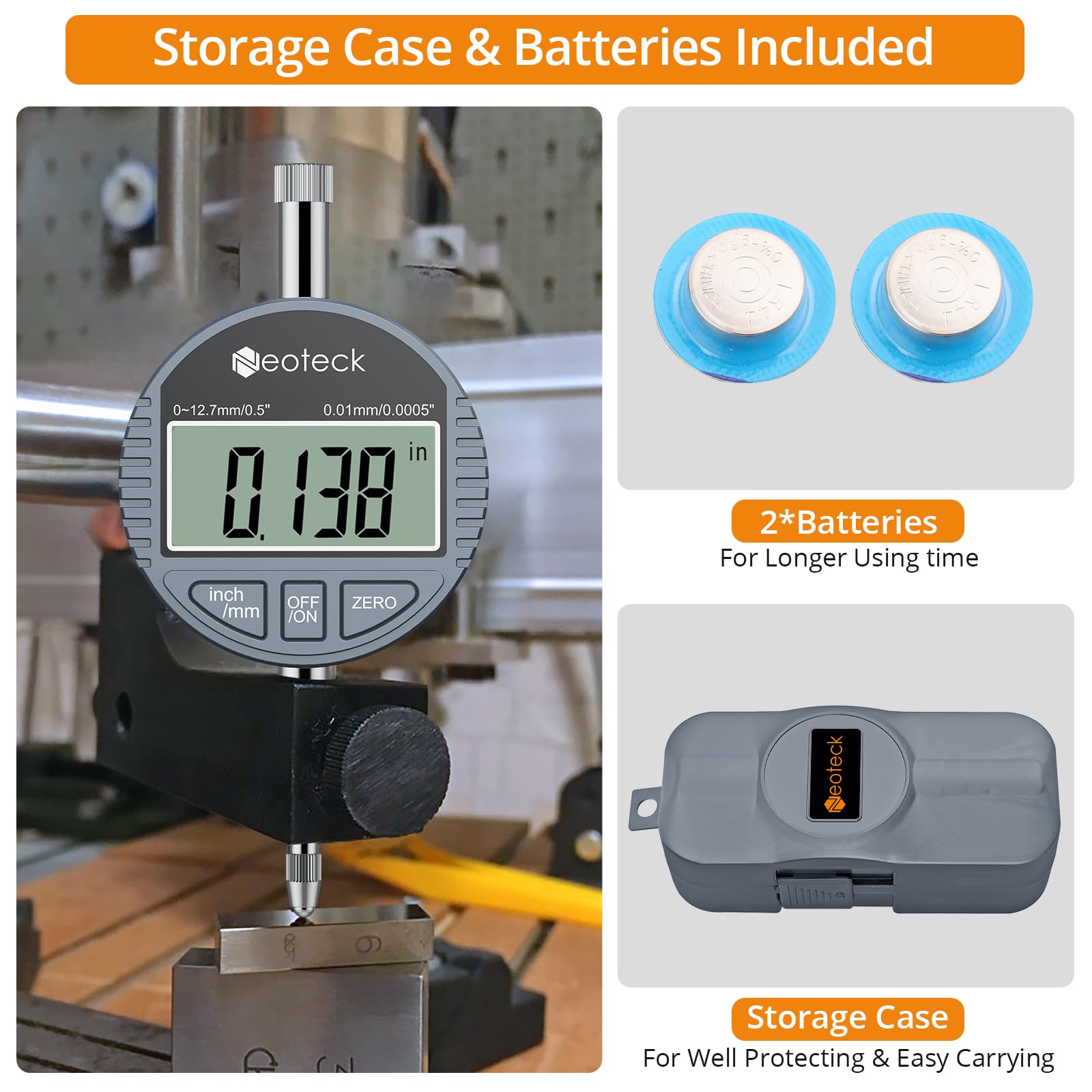 Acheter Comparateur à palpeur orientable Graduation ≤ 0,001 mm