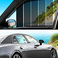 Vista 11 de Toyoco - Película de tinte para ventana de coche, 5% VLT, 61 cm x 457 cm, tinte de cerámica, bloquea el 99% de los rayos UV e IR, película