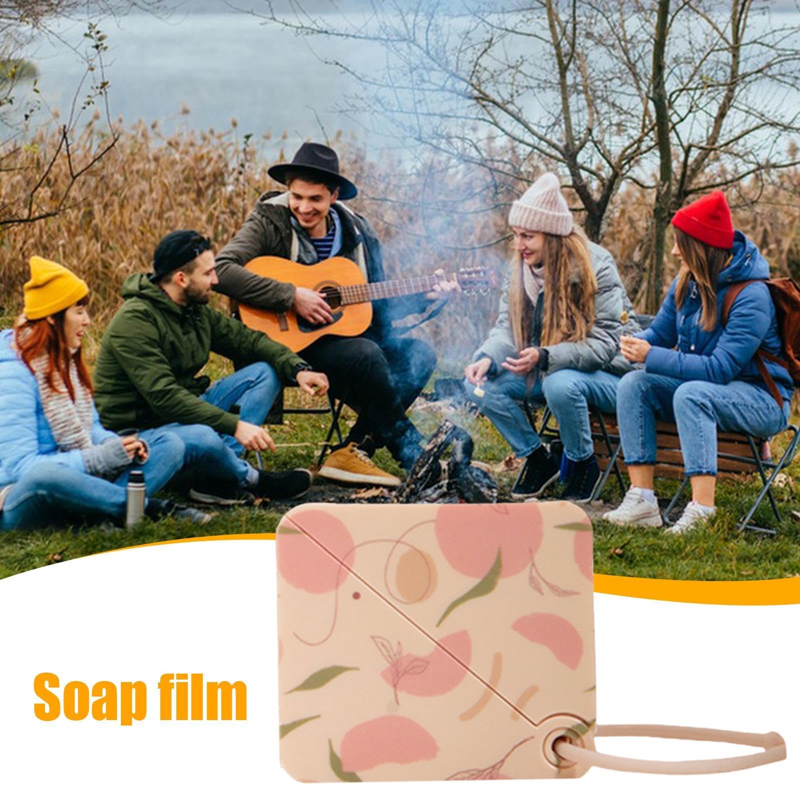 Hand Soap Sheets For Travel - 50 Sheets Pocket Travel Soap Thins Portable | Scented Dissolvable Bath Slice Sheet For Outdoor, Camping, Hiking