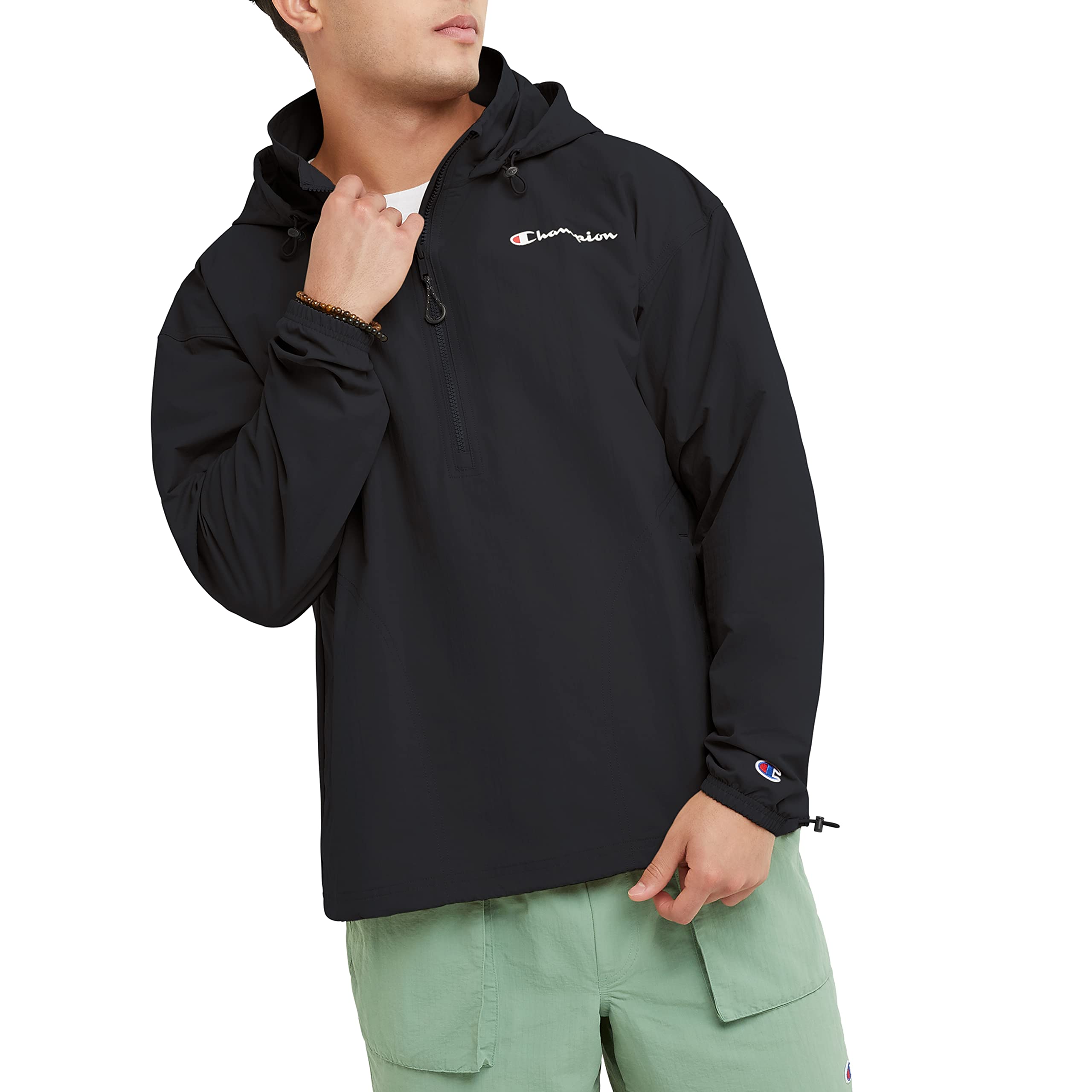 Men's Jacket, Windbreaker Jacket for Men,anorak Jacket With Scuba Hood,water-resistant