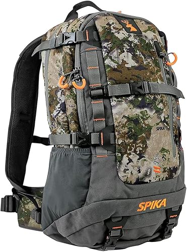 SPIKA Mochila de caza de camuflaje y verde, bolsas militares tácticas, mochila impermeable para cinturón extraíble de cadera de 25 litros