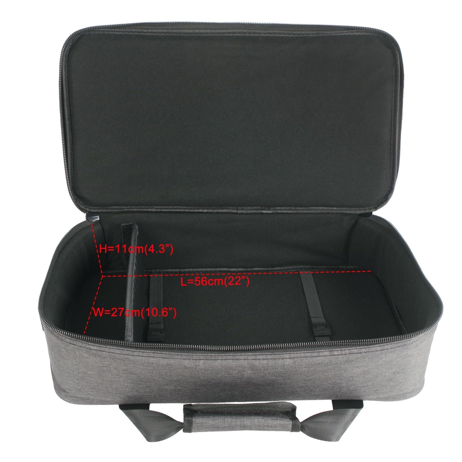 Sac de transport compatible avec les pédales multi-effets pour guitare Boss ME-80 / GT-1000 / GX-100 / ME-90, sac de rangement pour pédalier avec compartiment pour câbles, paquet multi-effet portatil