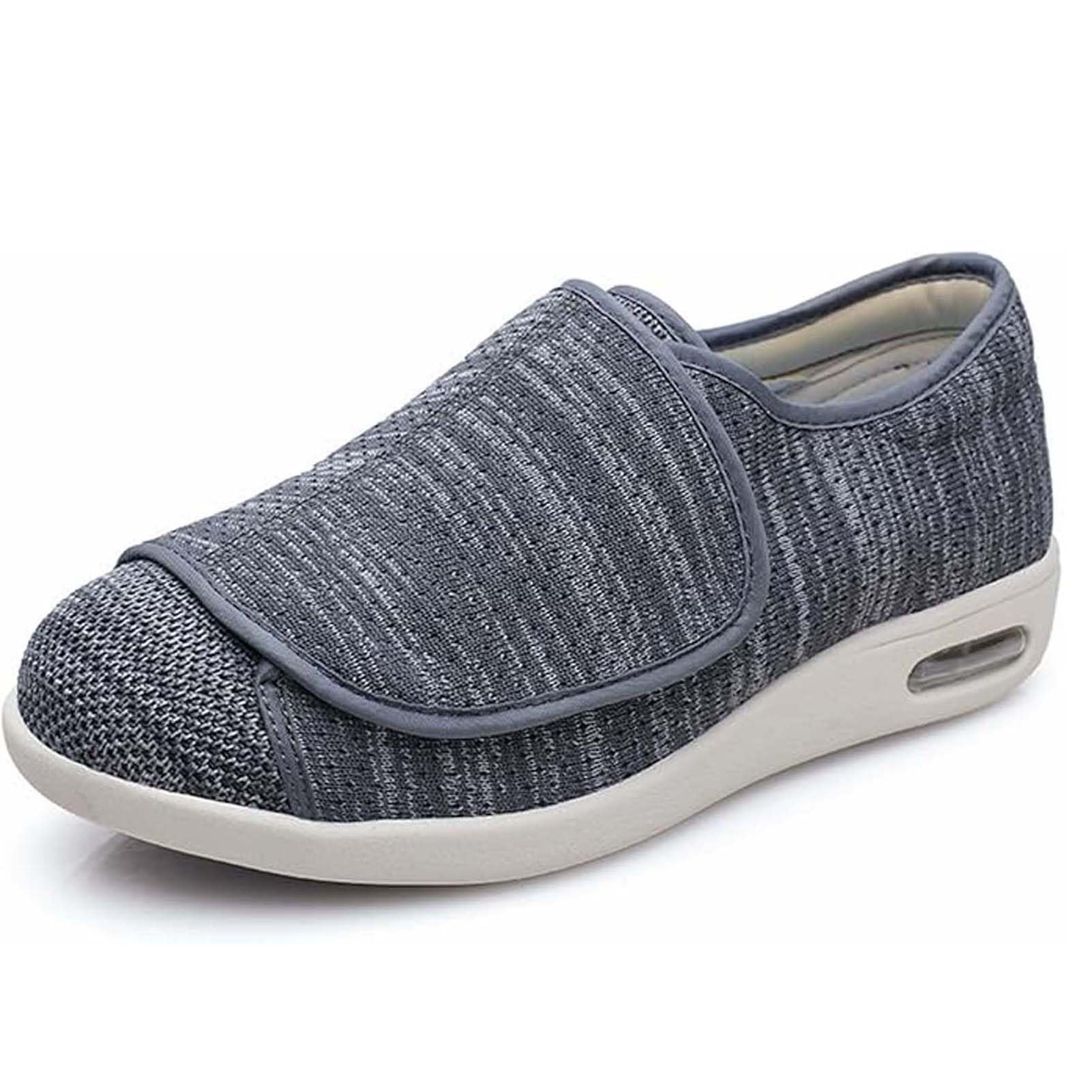 Scarpe Diabetiche, Calzature Casual a Larga vestibilità, Pantofole Ortopediche Confortevoli, Sneakers Leggeri e Regolabili per Passeggiata, per Edema, Piedi Gonfi