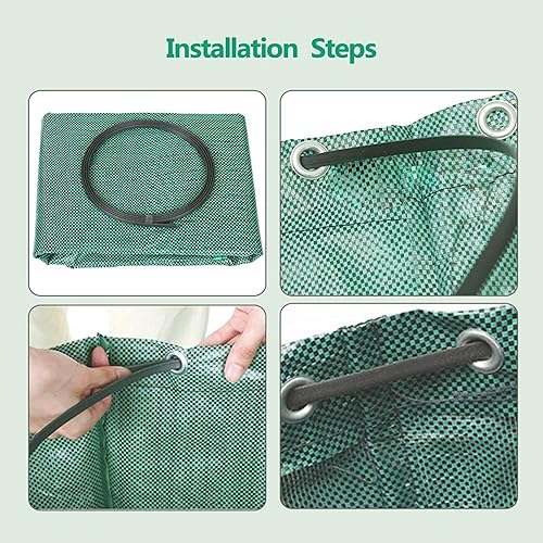 Miniatura 8 de Rastrillos de mano para hojas de jardín y patio, tamaño grande, uso múltiple para hojas, desechos de césped y recolección de basura, +1 par de