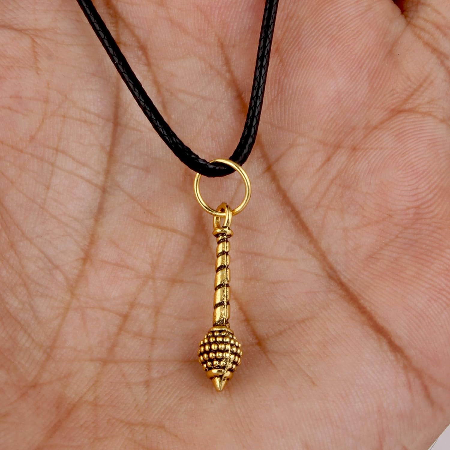 Rudra Empire Hindu God Lord Hanuman Gada Pendant for Men Women - Image 2