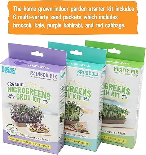 Miniatura 25 de Back to The Roots Heirloom Semillas orgánicas, sin OMG y cultivadas en Estados Unidos, 30 unidades, hierbas, frutas y verduras, el surtido puede