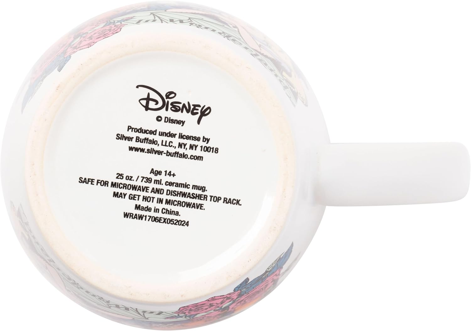 Silver Buffalo Disney Alice in Wonderland Featuring Alice and the Cheshire Cat Ceramic Mug, 25 Ounces - Image 4