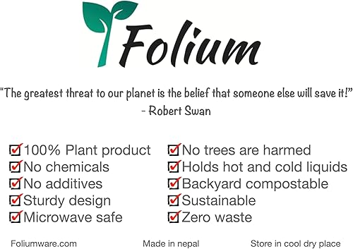 Miniatura 5 de Platos de hoja de sal de un solo uso (9 pulgadas, 25/paquete) | Cero residuos, biodegradables, compostables para patio trasero | Para fiestas,