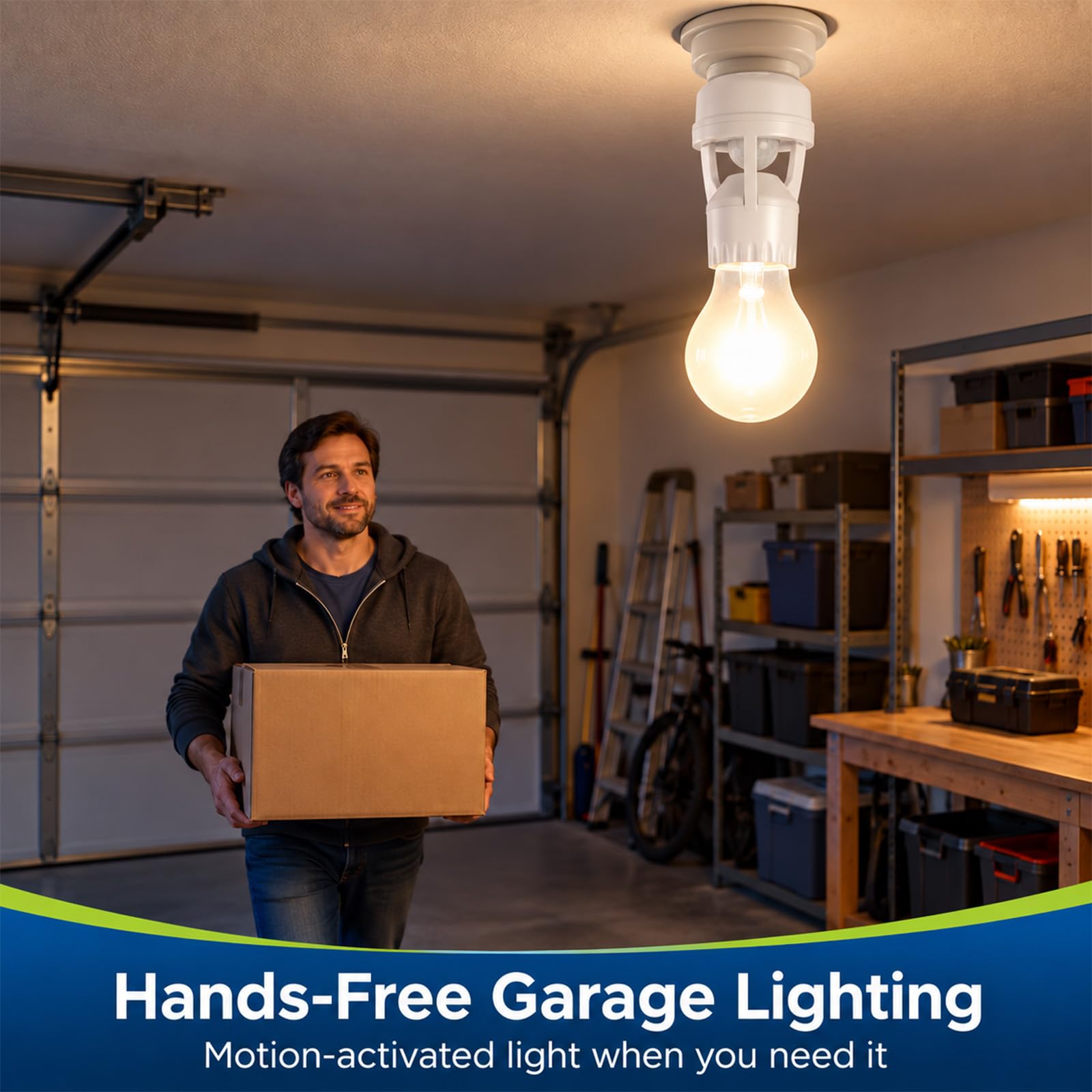 Motion Sensor Light Socket - Automatic Lighting -5