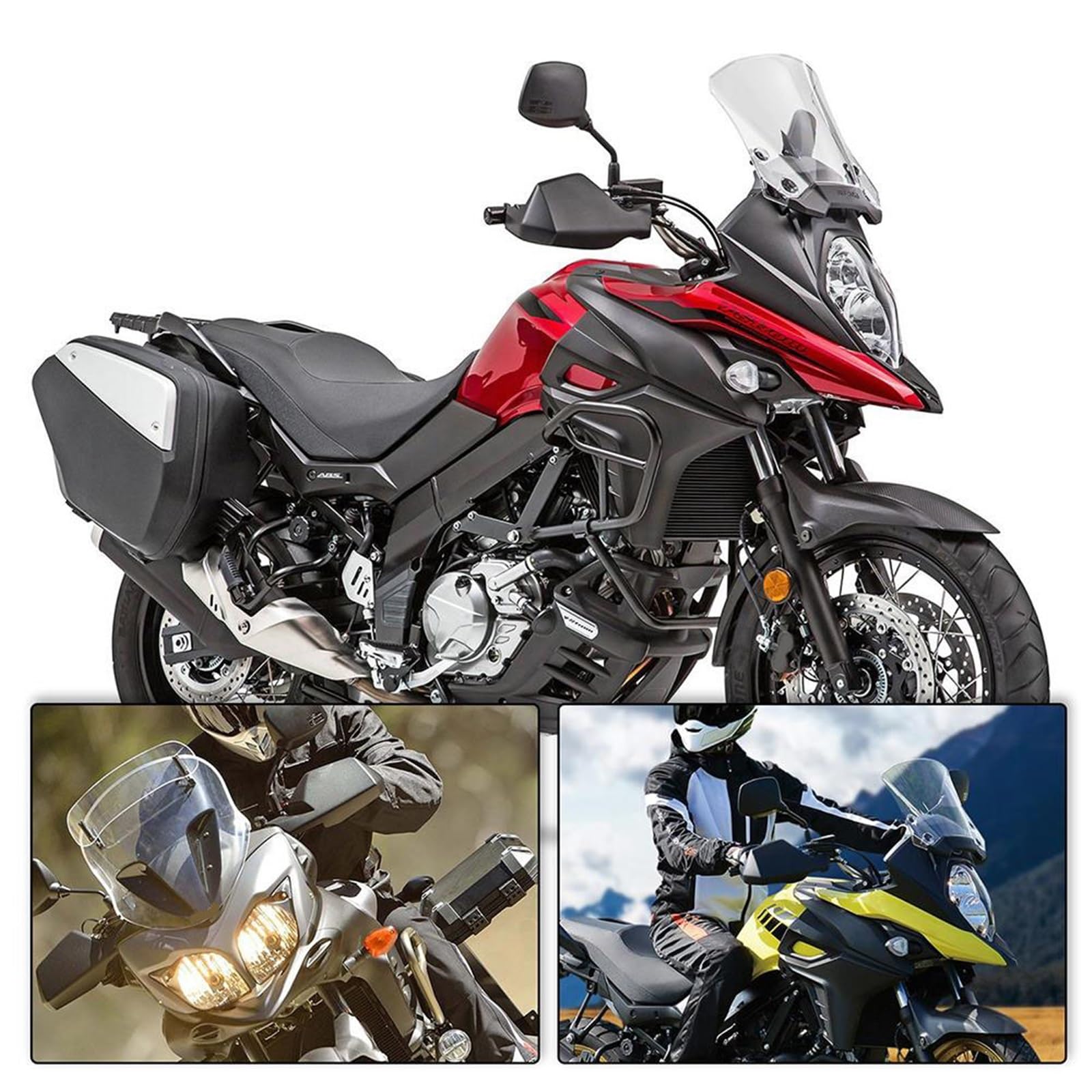 para Suzuki V-Storm DL650 2004-2023, Accesorios para Motocicletas, Guardamanos, Protectores De Mano, Manillar, Piezas