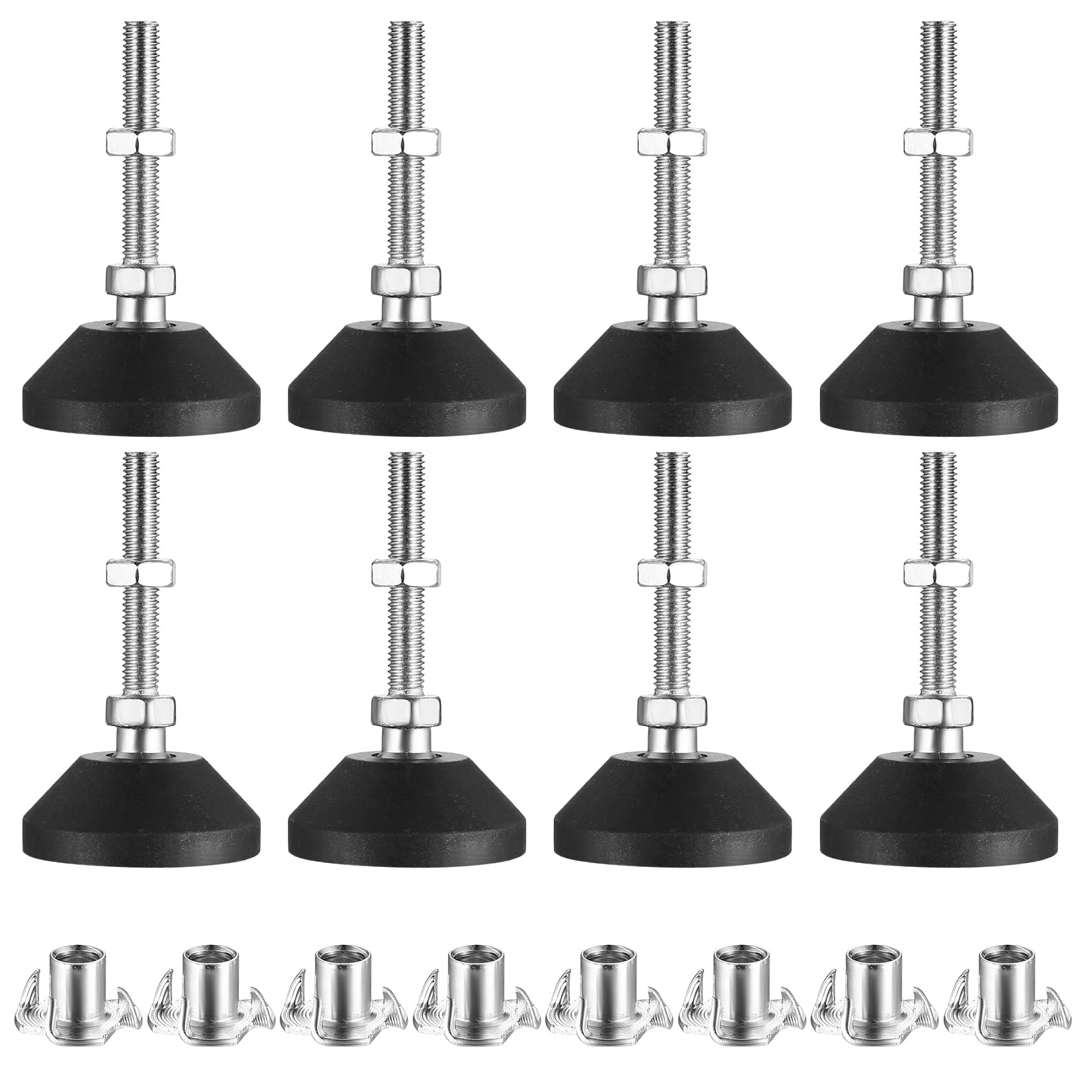 McBlast 8 Pcs M8 Adjustable Feet Levelling Feet, Adjustable Furniture Feets Furniture Legs