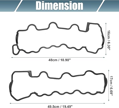 Miniatura 3 de X AUTOHAUX Junta de tapa de válvula NO.11201602211120160321 para Mercedes-Benz C240 2001-2005 para Mercedes-Benz C280 1998-2000