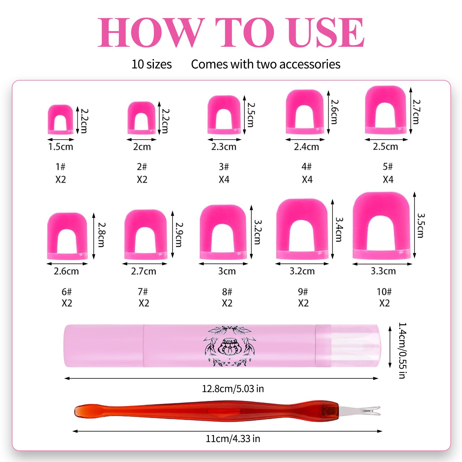 26pz Stencil Per Smalto lunette per french manicure1pz Penna Correttore Smalto 10 Misure Protezione Smalto Per Unghie Stencil Riutilizzabile Manicure In Polvere Ad Immersione Accessori
