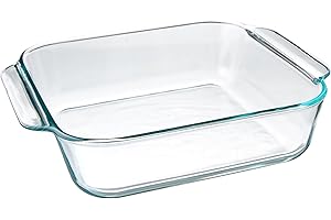 Pyrex Basics 8.1" Square Baking Pan (8" x 8", 2 Quart)