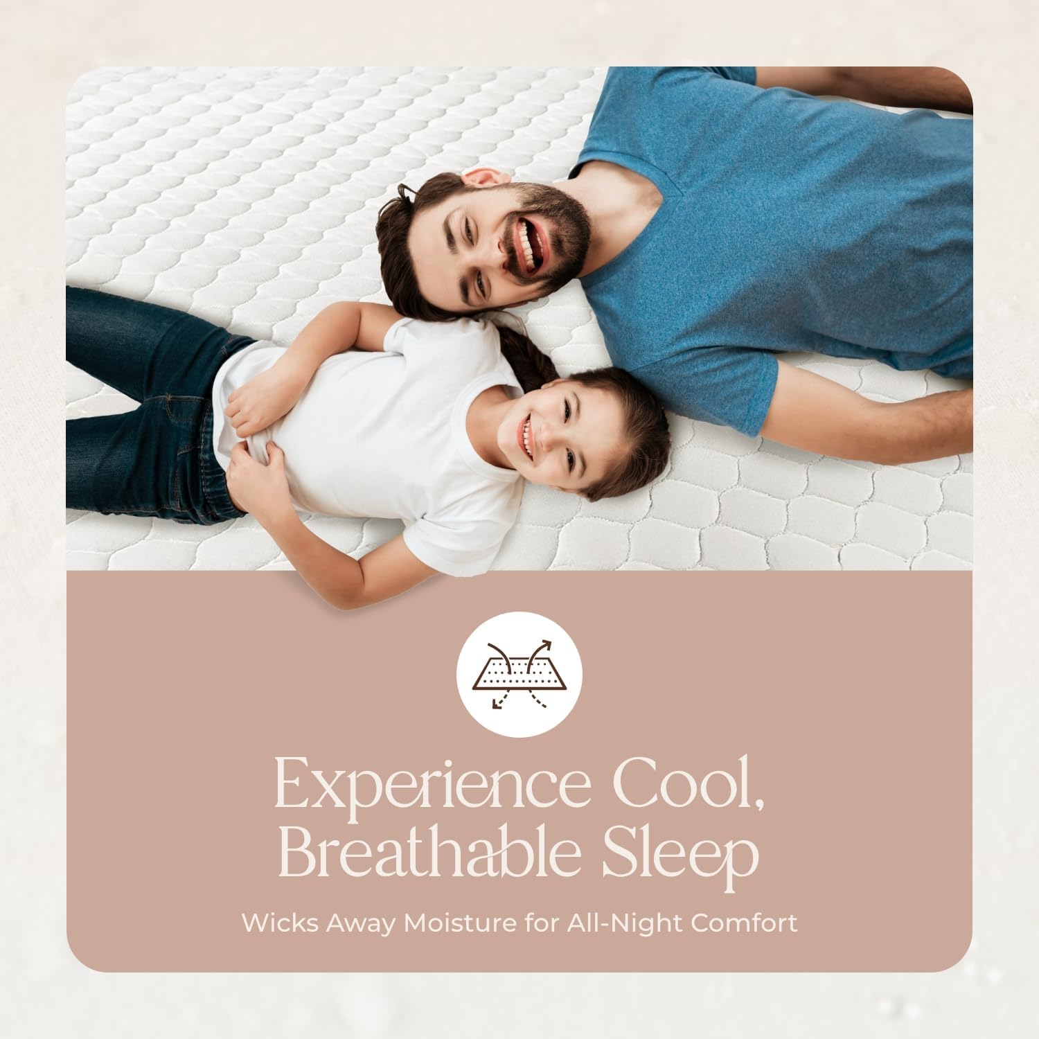 Waterproof Organic Cotton Pillow Protector (White/King) Plus Organic Mattress Protector (White/King)