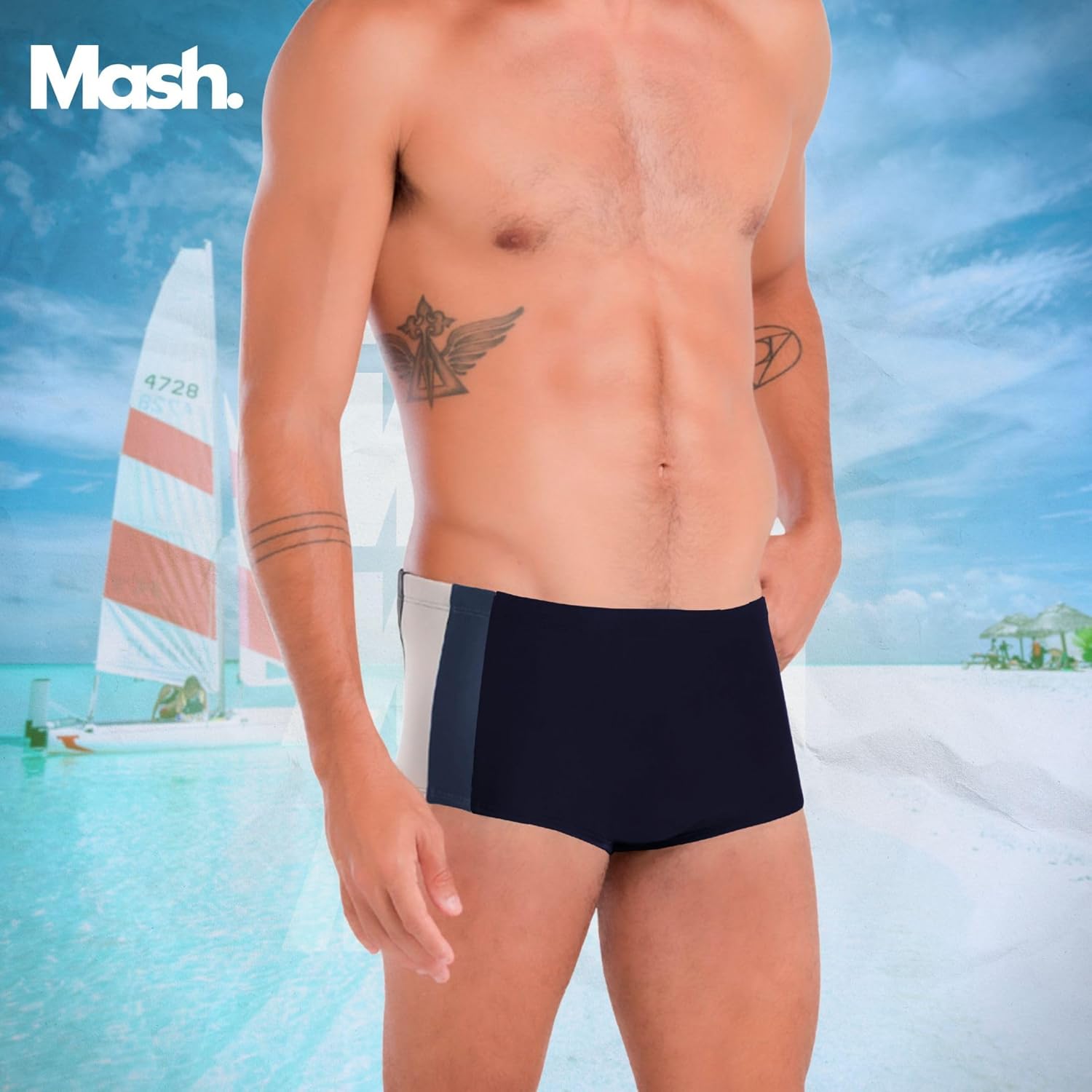 Sungão de Praia Mash Resistente ao Cloro UV 50+ Dry Fast Masculino Listra Lateral em promoção! Veja a oferta e mais achadinhos de Moda praia 6 Hoje é o melhor dia para comprar Sungão de Praia Mash Resistente ao Cloro UV 50+ Dry Fast Masculino Listra Lateral com aquele preço maroto! Promoção! Aproveite a oferta! 6