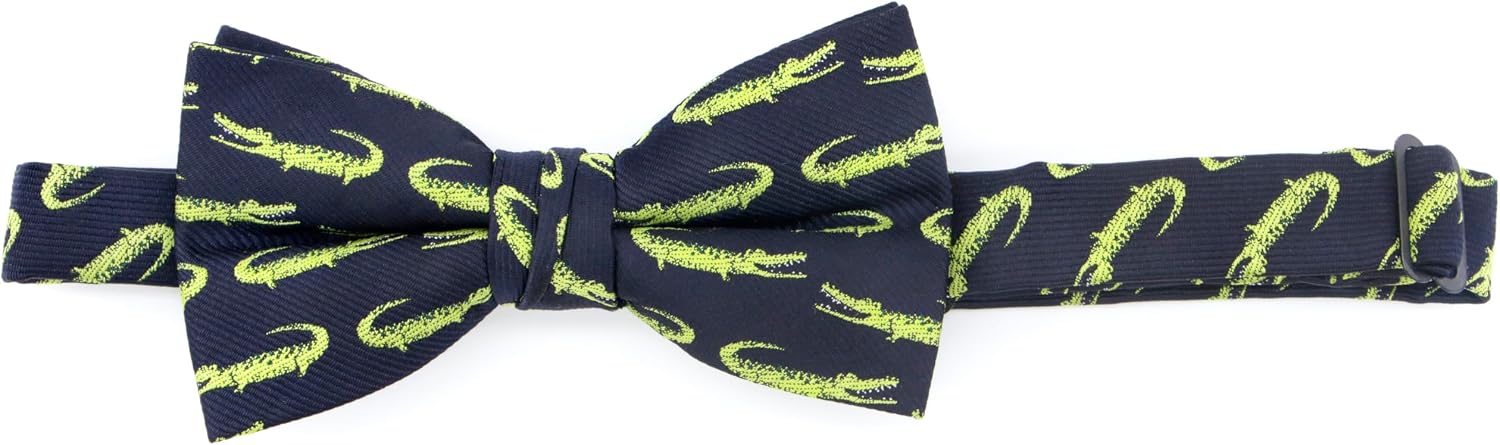 OCIA Boys Dinosaur Sharks Pattern Pre-Tied Bowtie Kids Adjustable Bow Tie image 5